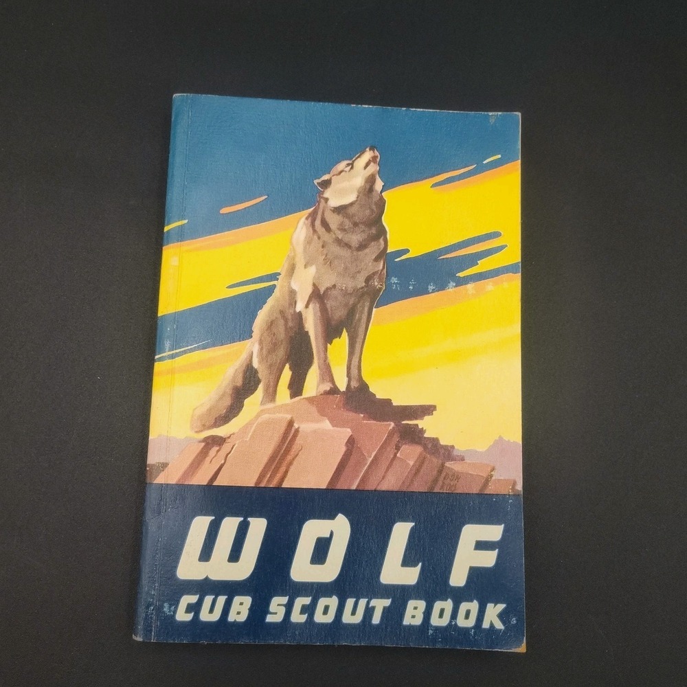 1954 Wolf Cub Scout Handbook Book Paperback VTG Educational B10.1GA3405
